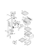 Refrigerator compartment parts
