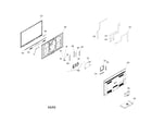 LG 55LV4400 exploded view parts diagram