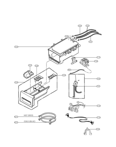 Dispenser assembly parts