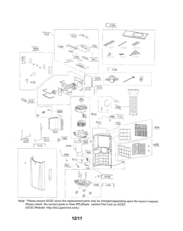 Exploded view parts
