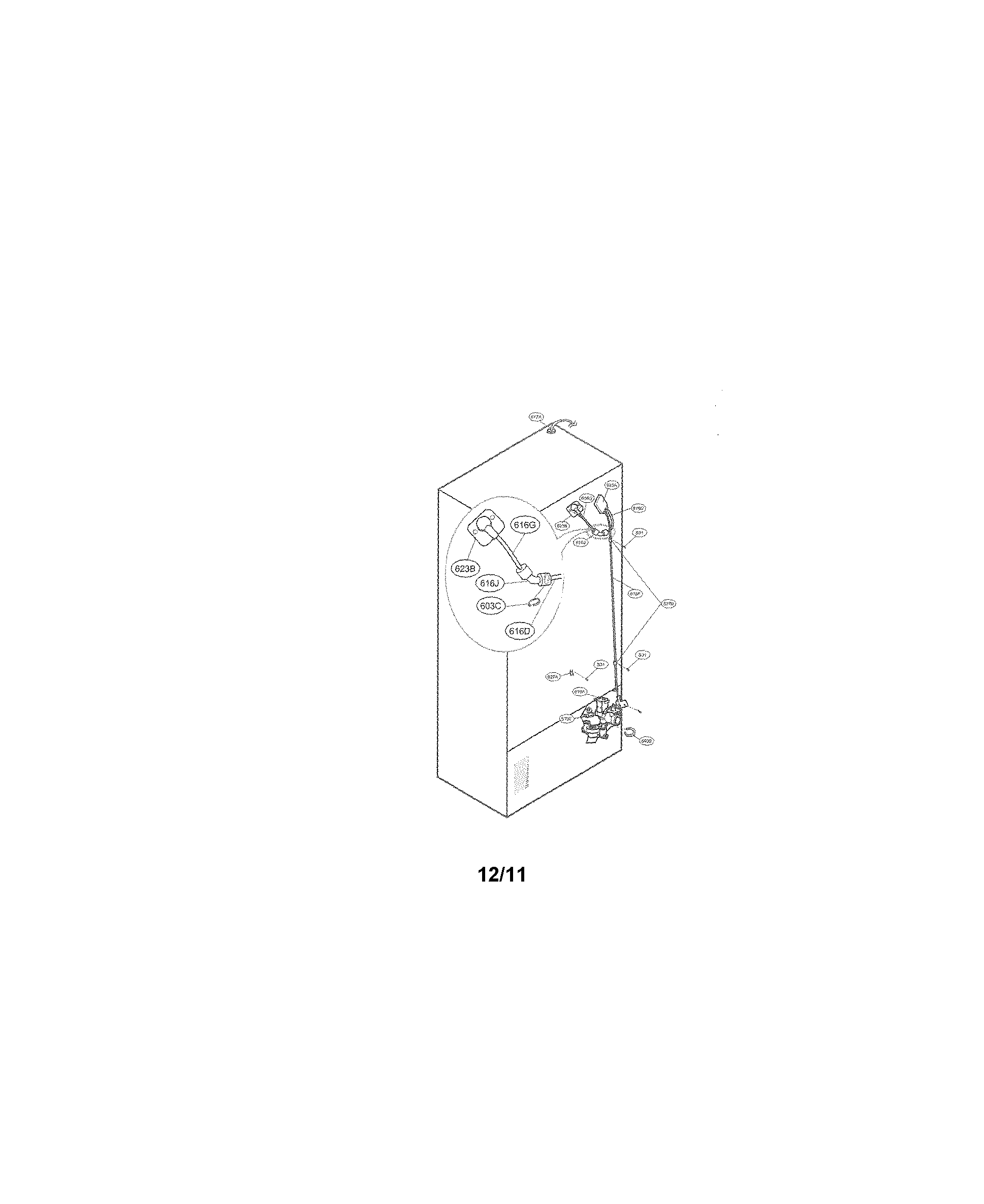 Valve and water tube parts
