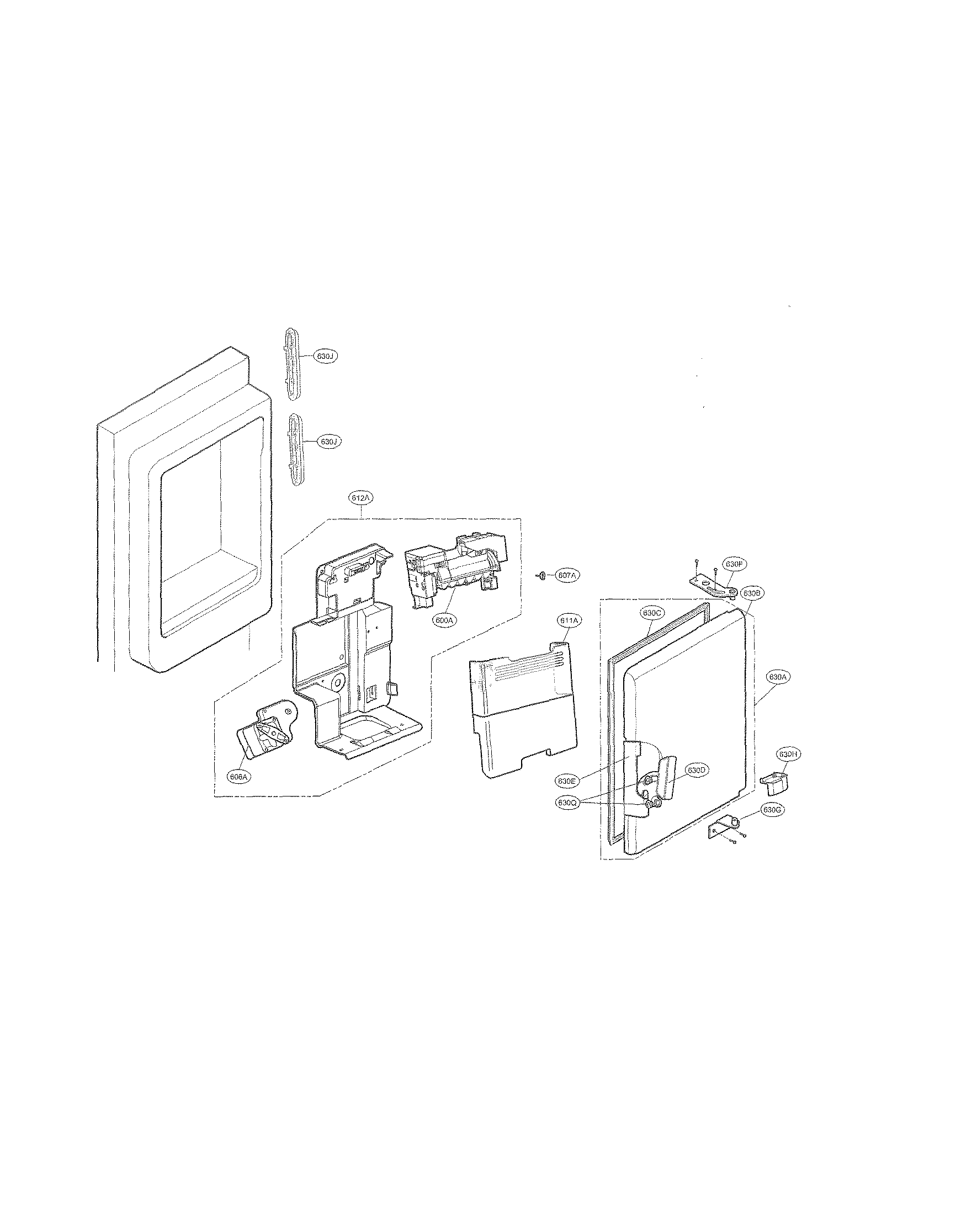 Ice maker and ice bank parts