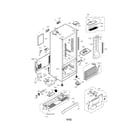 LG LFC25765SB/00 case parts diagram