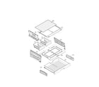 LG LFC25765SB/00 refrigerator parts (pantry) diagram