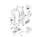 LG LFC25765ST/00 case parts diagram