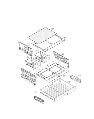 Refrigerator parts (pantry)