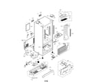 LG LFC25765SW/00 case parts diagram