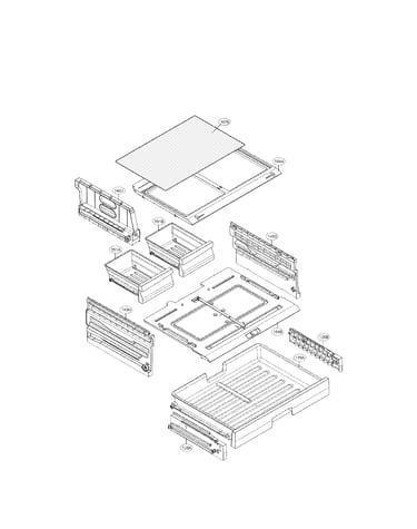 Refrigerator parts (pantry)