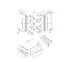 Kenmore 79571303012 door parts diagram