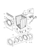 Cabinet and door assembly parts