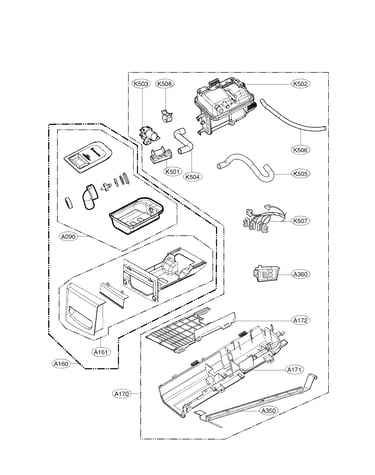 Panel drawer & guide assembly