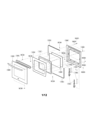 Upper door parts
