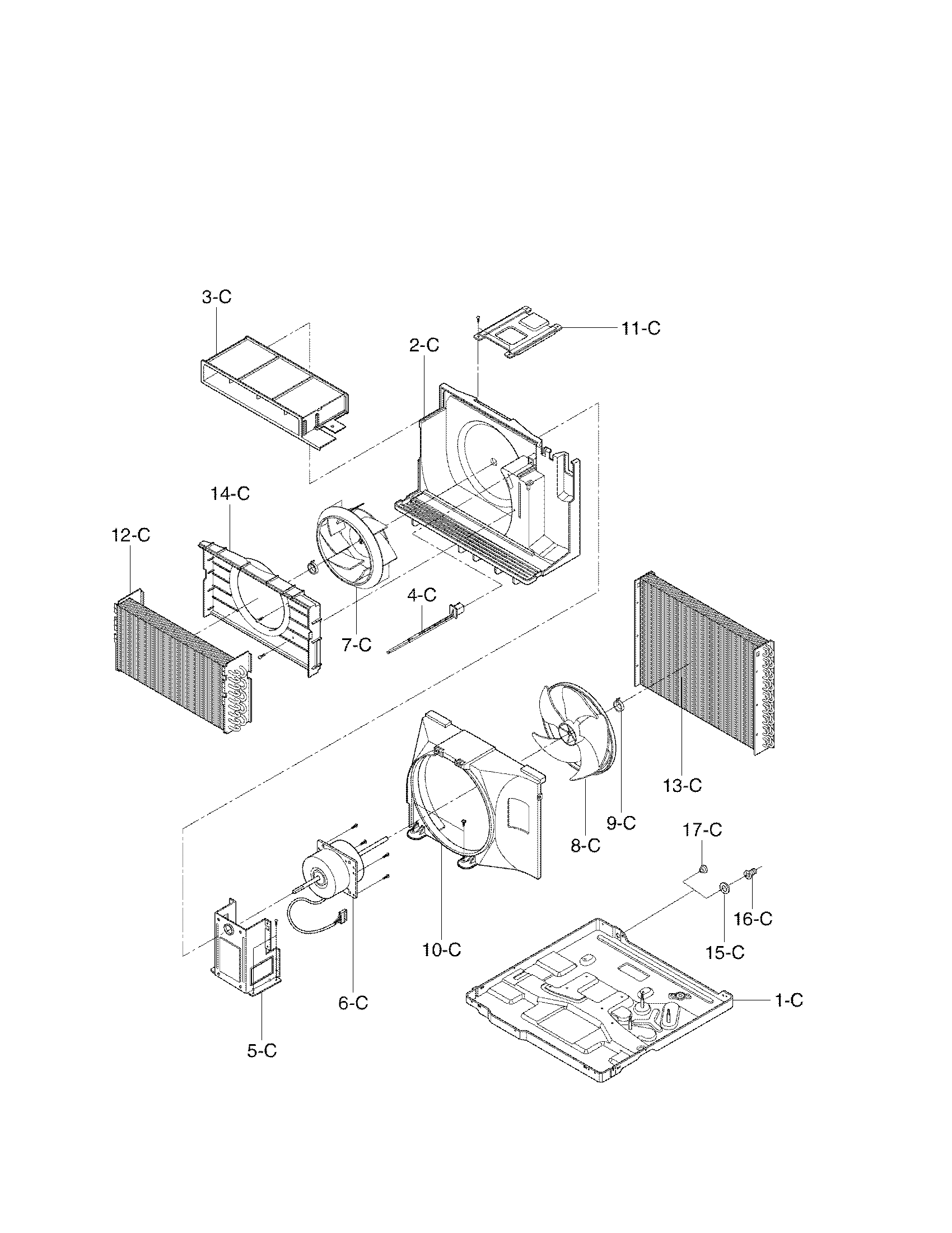 Air handling and cycle parts