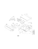 Cabinet and main frame parts
