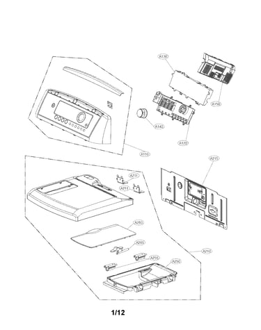 Control panel and plate assembly parts