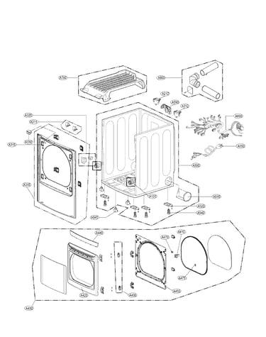 Cabinet & door assembly parts