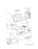 Drum and motor assembly parts