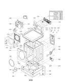 Cabinet and control panel assembly parts