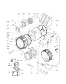 Drum and tub assembly parts