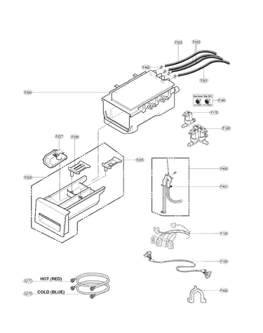 Dispenser assembly parts