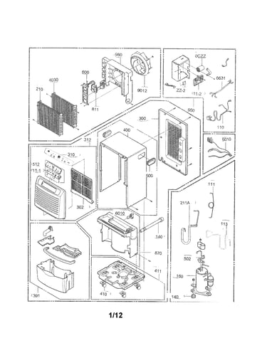 Exploded view parts