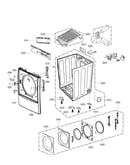 Cabinet and door assembly parts