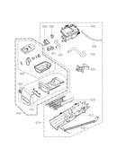 Panel drawer assembly and guise assembly parts