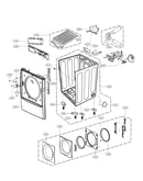 Cabinet and door assembly parts