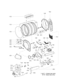 Drum and motor assembly parts