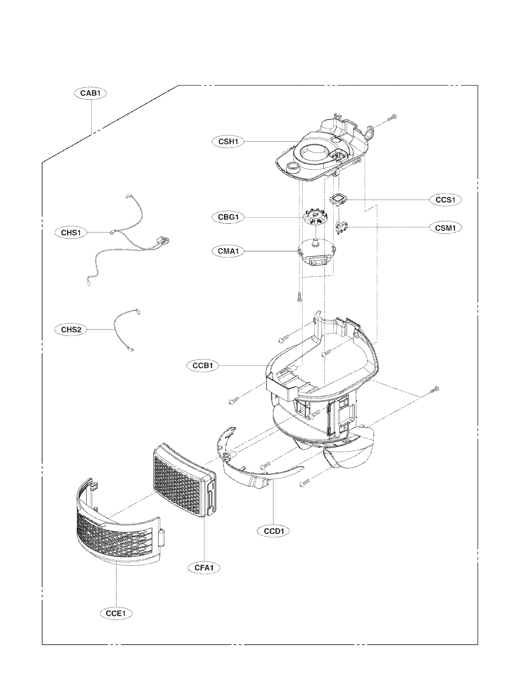 Cover assembly parts