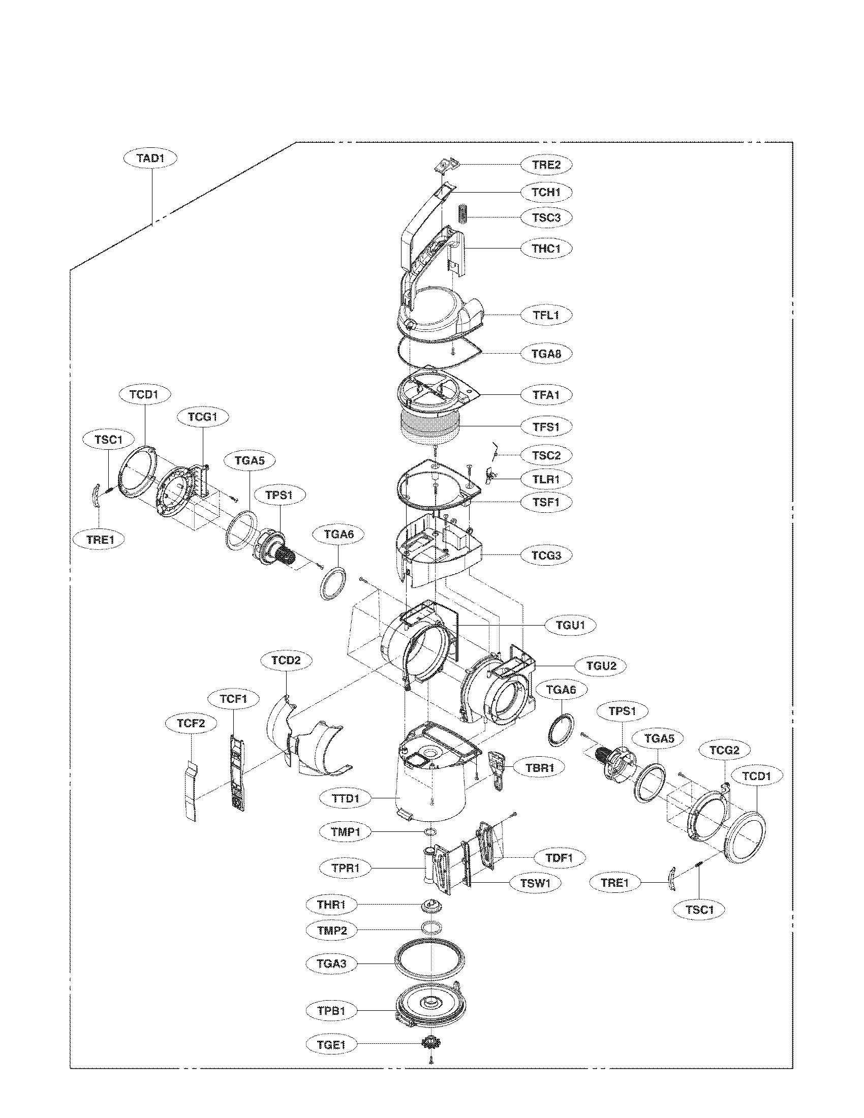 TANK ASSEMBLY PARTS