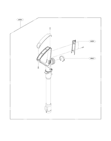 Wand handle parts