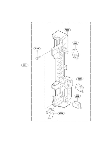 Latch board parts