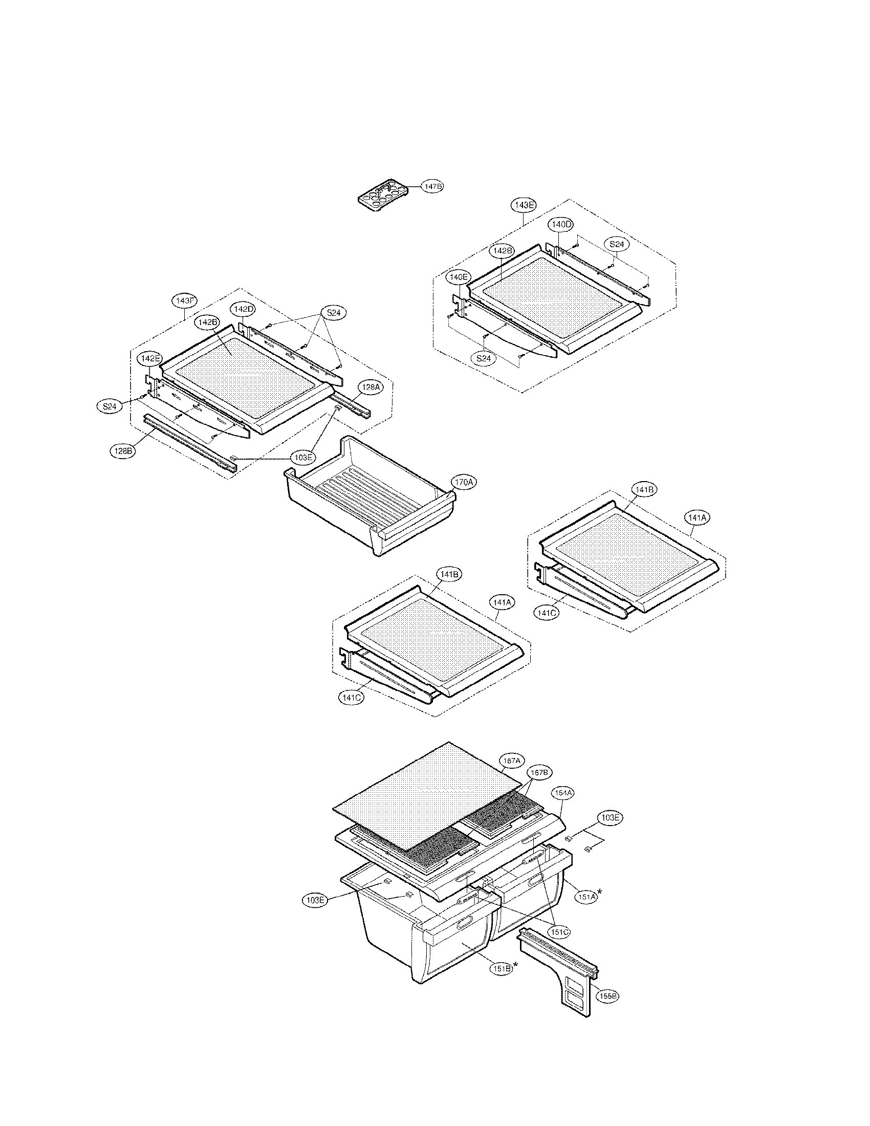 Refrigerator parts
