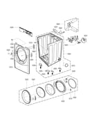 Cabinet and door assembly parts