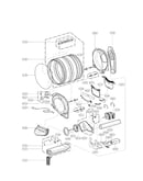 Drum and motor assembly parts