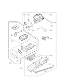 Panel drawer assembly and guide assembly parts