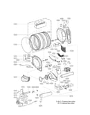 Drum and motor assembly parts