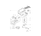 LG WM3470HWA/00 dispenser assembly parts diagram