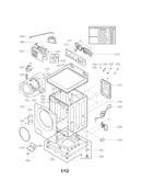 Cabinet and control panel assembly parts