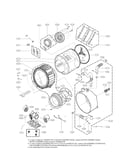 Drum and tub assembly parts