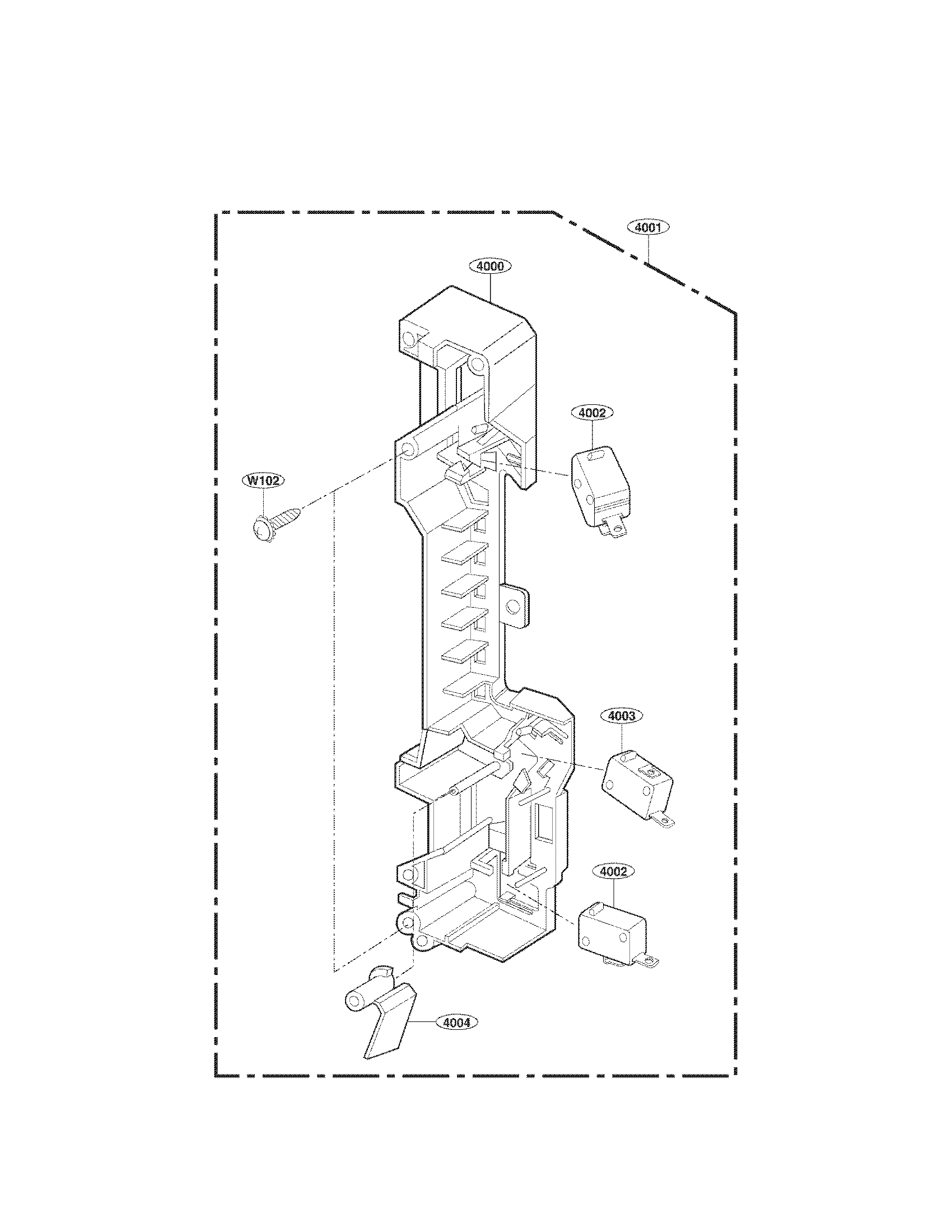 Latch board parts