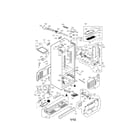 LG LFX28991ST/00 case parts diagram