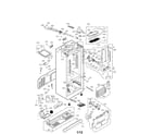 LG LFX28995ST/00 case parts diagram