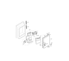 LG LFX28995ST/00 ice maker and ice bin parts diagram