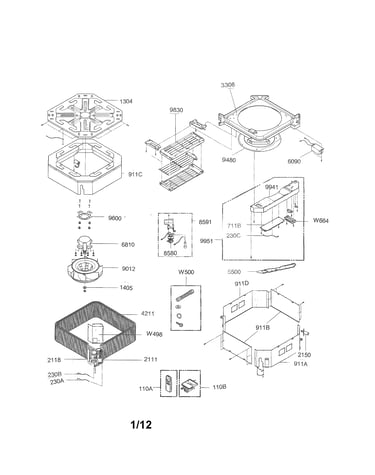 Exploded view parts