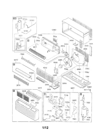 Exploded view parts