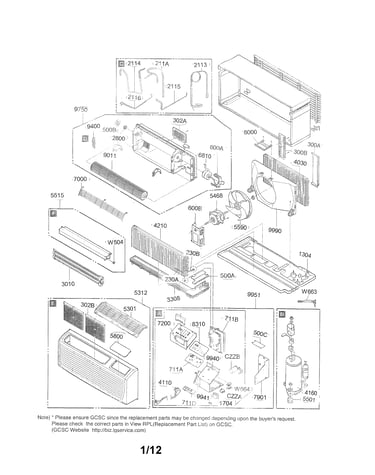 Exploded view parts