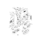 LG LFX31935ST/00 case parts diagram