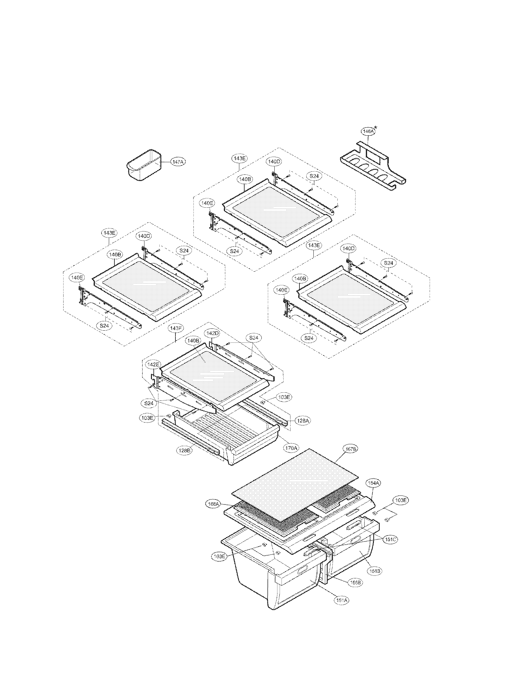 Refrigerator parts